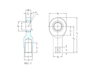 Bearing SIL8C SKF