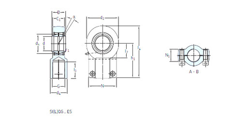 Bearing SIQG 80 ES SKF