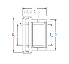 Bearing NAXK35Z KOYO