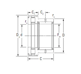 Bearing NAXR50.Z KOYO