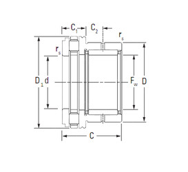 Bearing NAXR50 KOYO