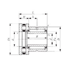 Bearing NBXI 4032 IKO
