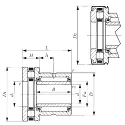 Bearing NBXI 4032Z IKO