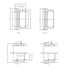 Bearing NKX45Z SKF
