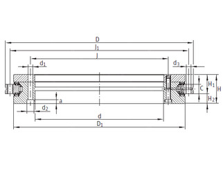 Bearing YRTS200 INA