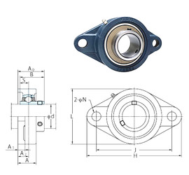 Bearing UCFLX10 FYH