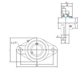 Bearing UCFL217-52E KOYO