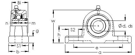 Bearing UCP 216 AST