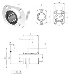 Bearing LMHP6UU Samick