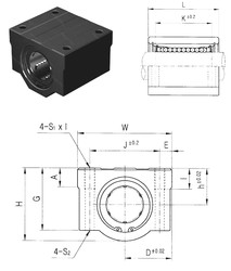 Bearing SCE30-B Samick