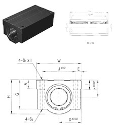 Bearing SCE8W-B Samick