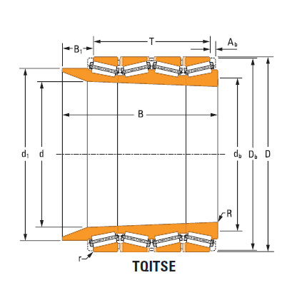 Bearing lm286733T lm286710 single cup